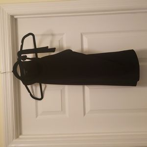 Black shoulder tie tank